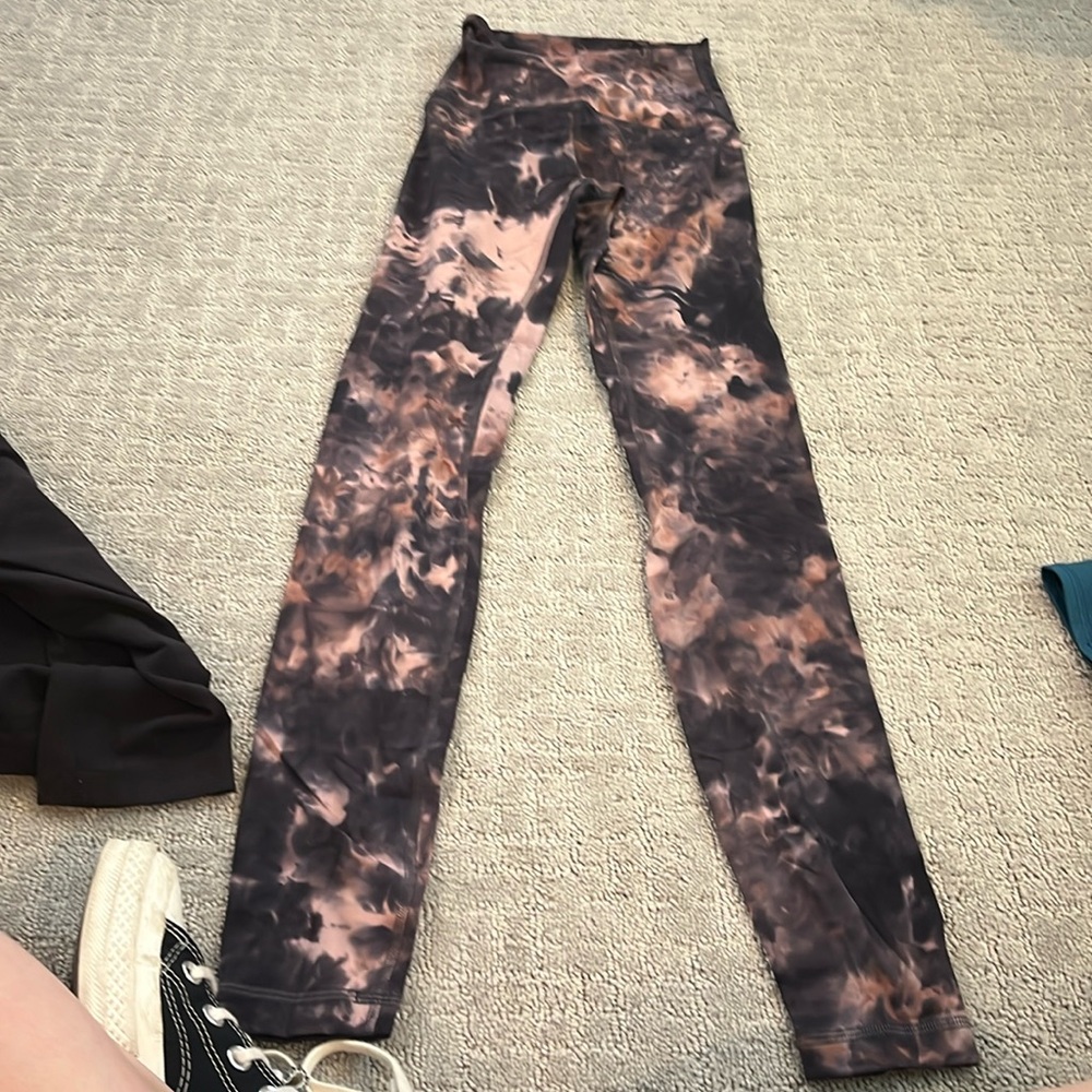 Lululemon align tie dye leggings